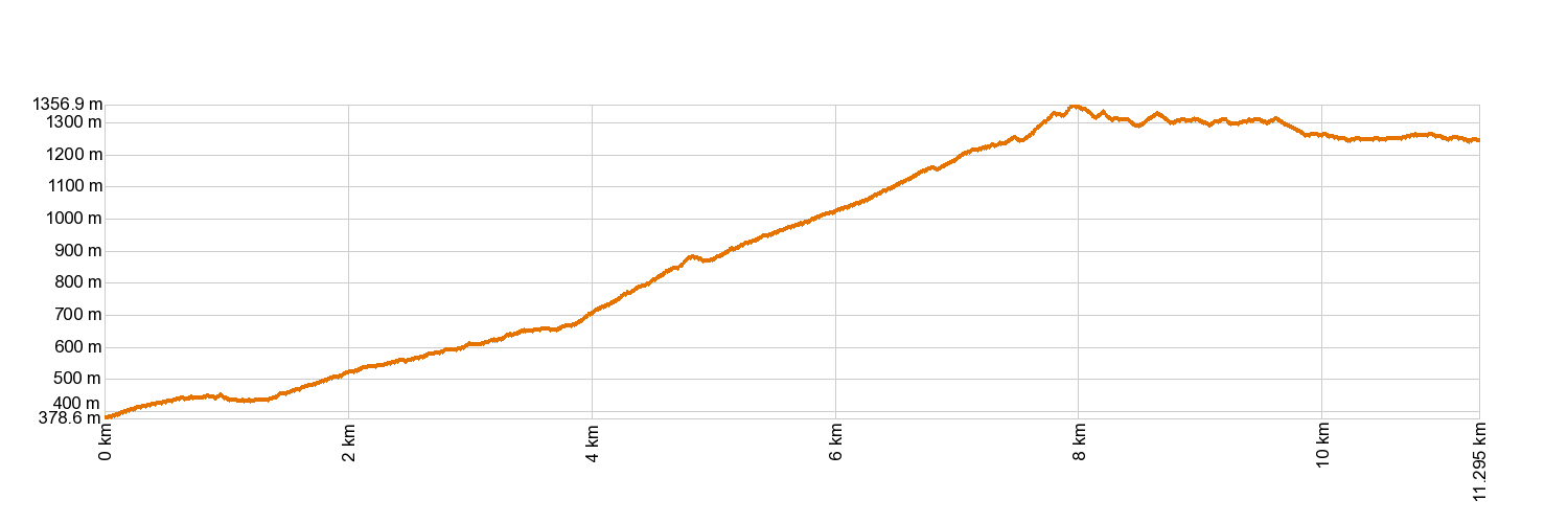 Altimetría PR-TF 86.2 Arico Nuevo - Area Recreativa El Contador
    