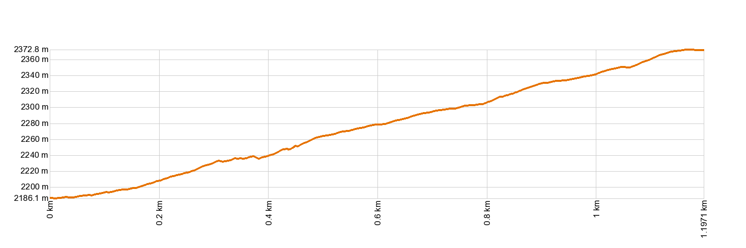 Altimetría 5. Degollada de Guajara
